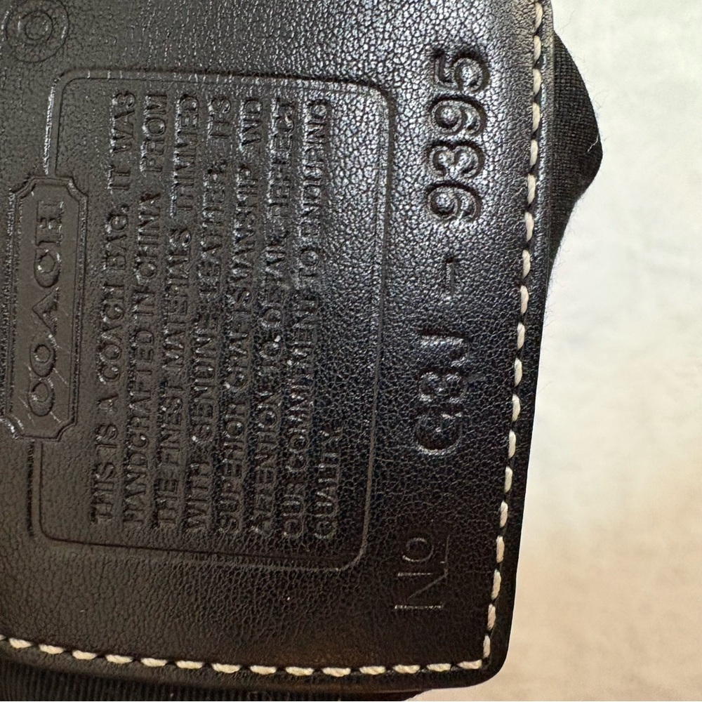 Coach Wool and Leather Shoulder Bag G3J-9395 - Picture 7 of 12